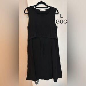 Latched Mama Black Sleeveless Dress